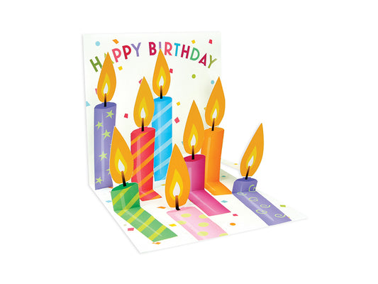 Birthday Candles Pop Up Card