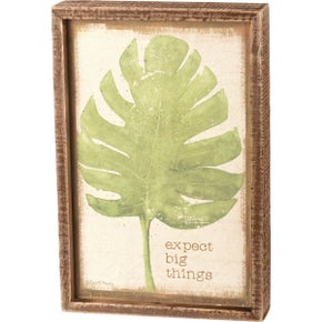 Big Things Inset Box Sign