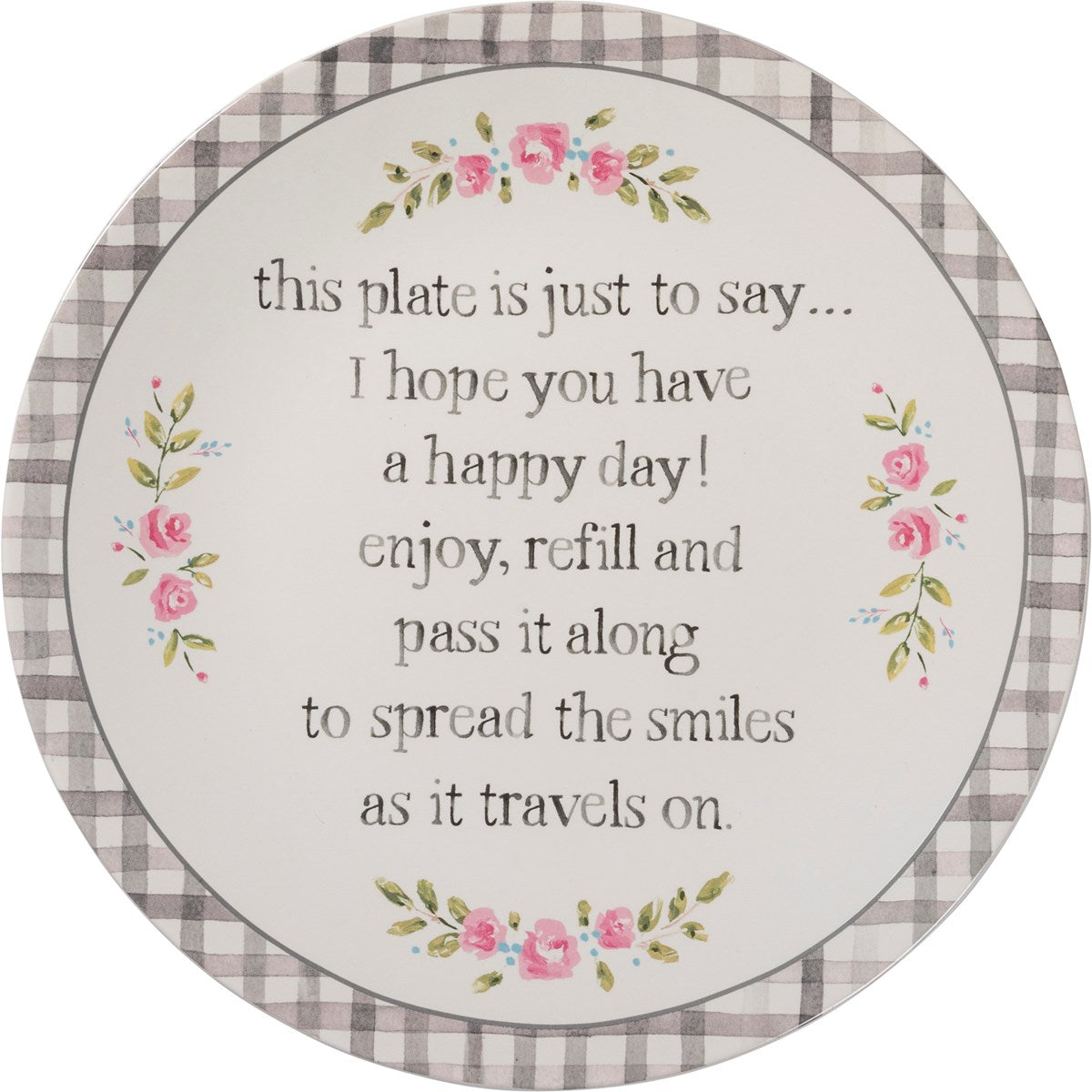 Happy Day Blessing Plate