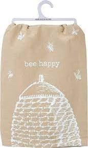 Bee Happy Dish Towel