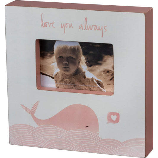 Whale Frame - Pink