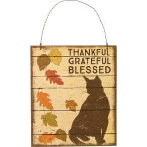 Blessed Cat Wall Decor