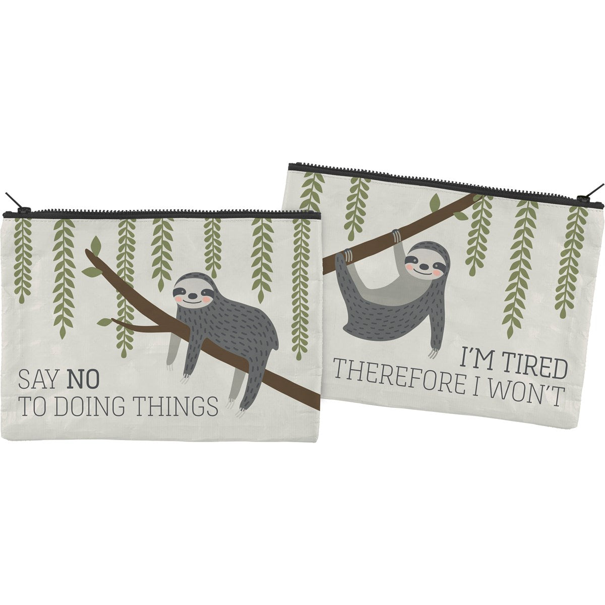 Sloth Zipper Folder