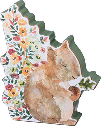 Fall Squirrel Chunky Sitter