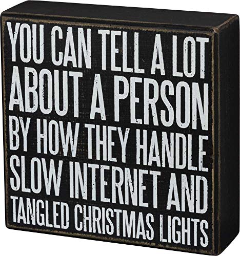 Tell A Lot Box Sign