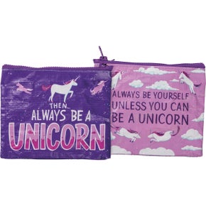 Be A Unicorn Zip Wallet