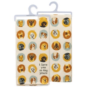 DOG YEARS DISH TOWEL