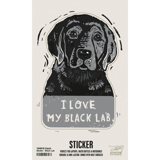 BLACK LAB STICKER