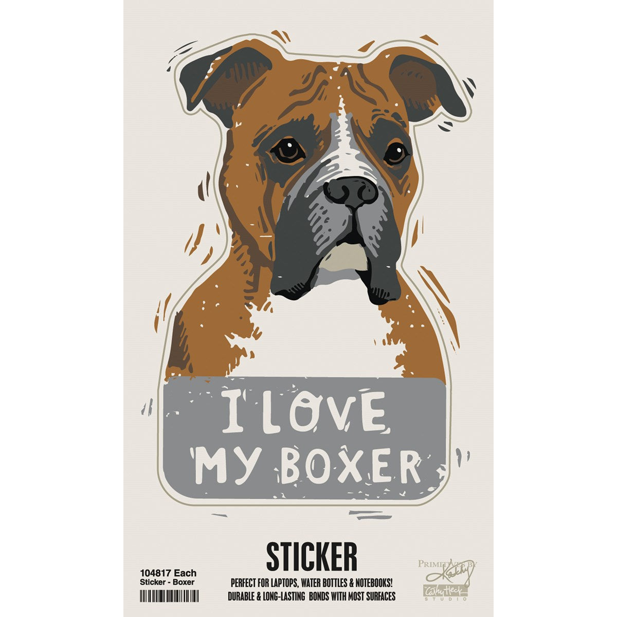 BOXER STICKER