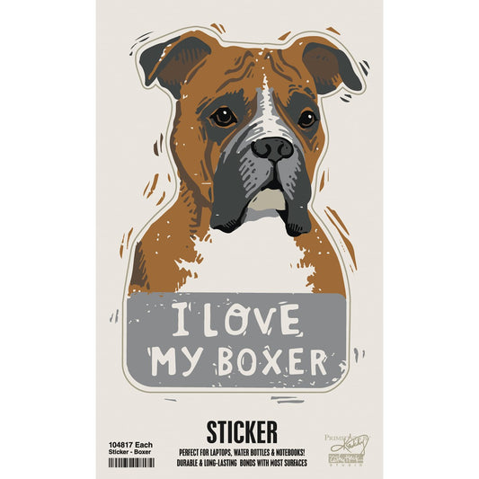 BOXER STICKER