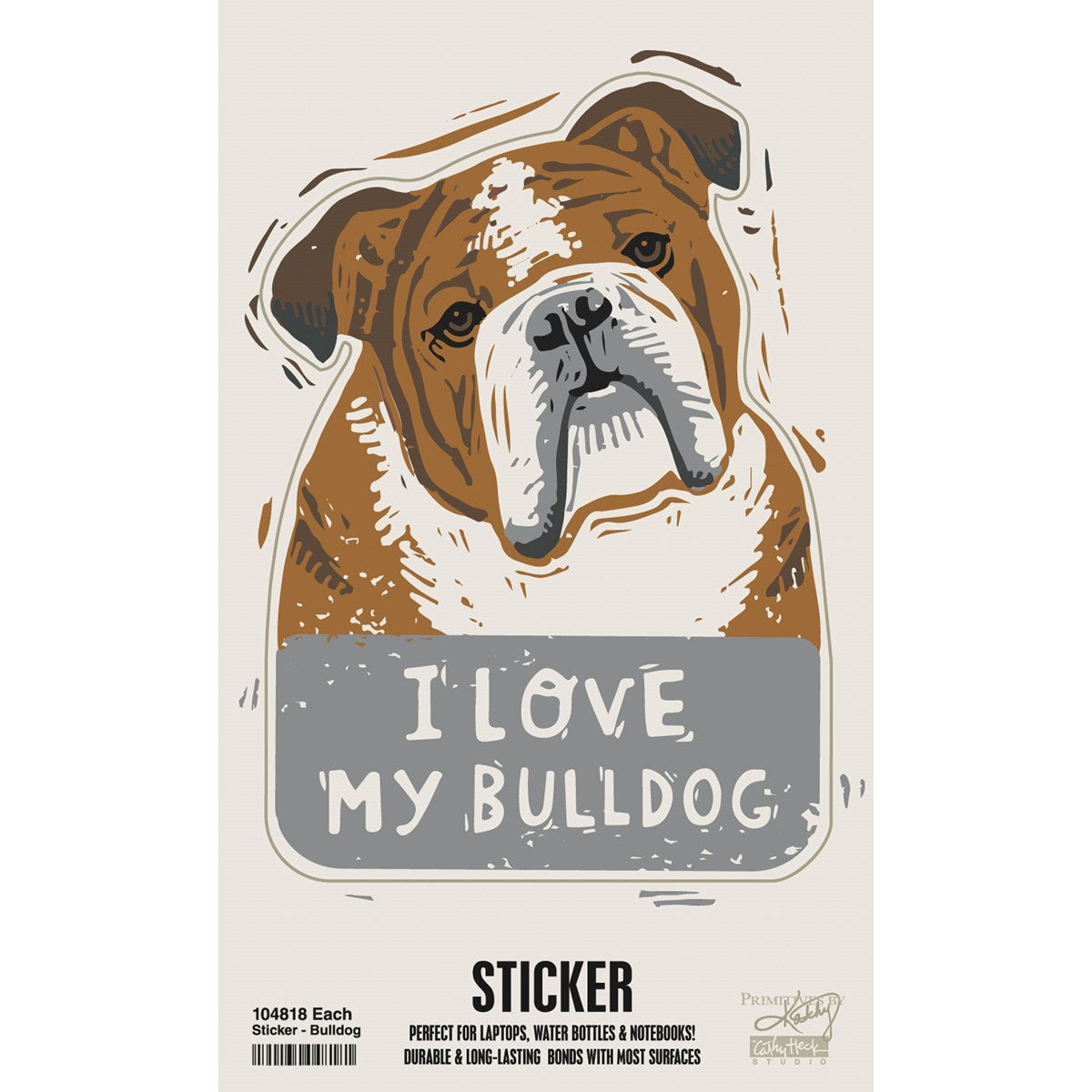 Bulldog Sticker