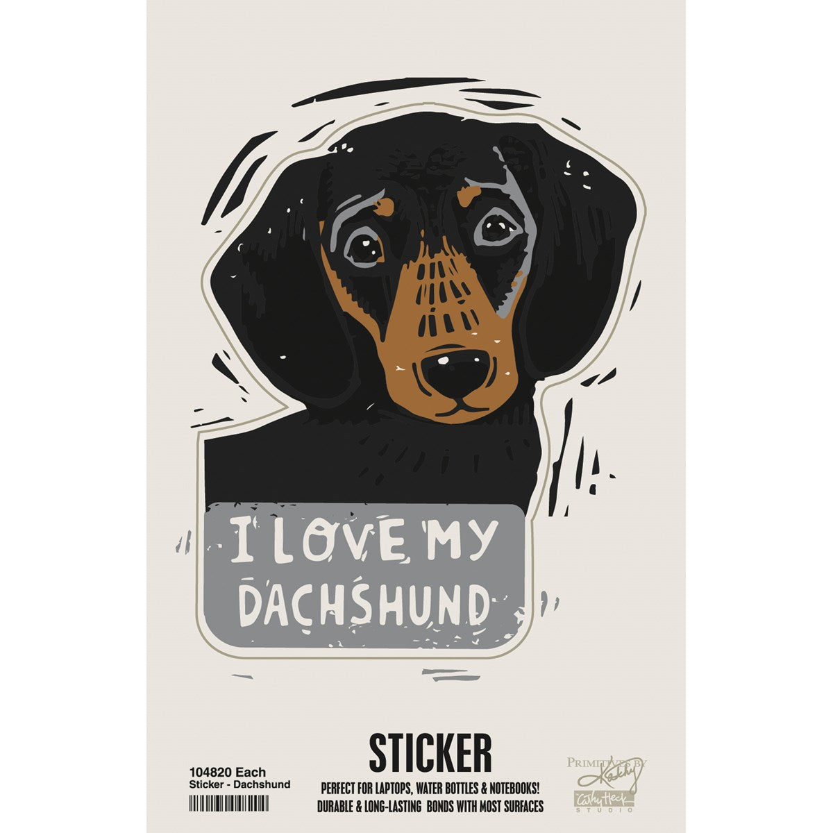 DACHSHUND STICKER