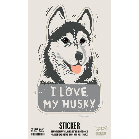 Husky Sticker