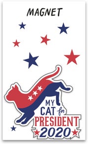 #Cat President Magnet