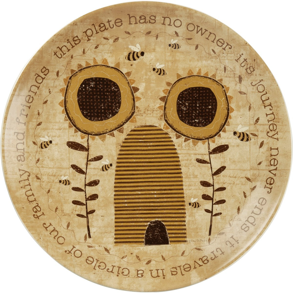 Bee BLESSING PLATE