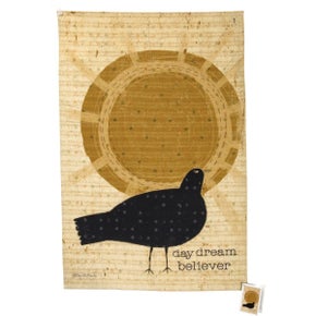 Day Dream Crow Dish Towel