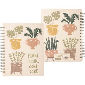 PLANT HAIR NOTEBOOK