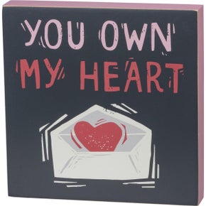 My Heart Block Sign