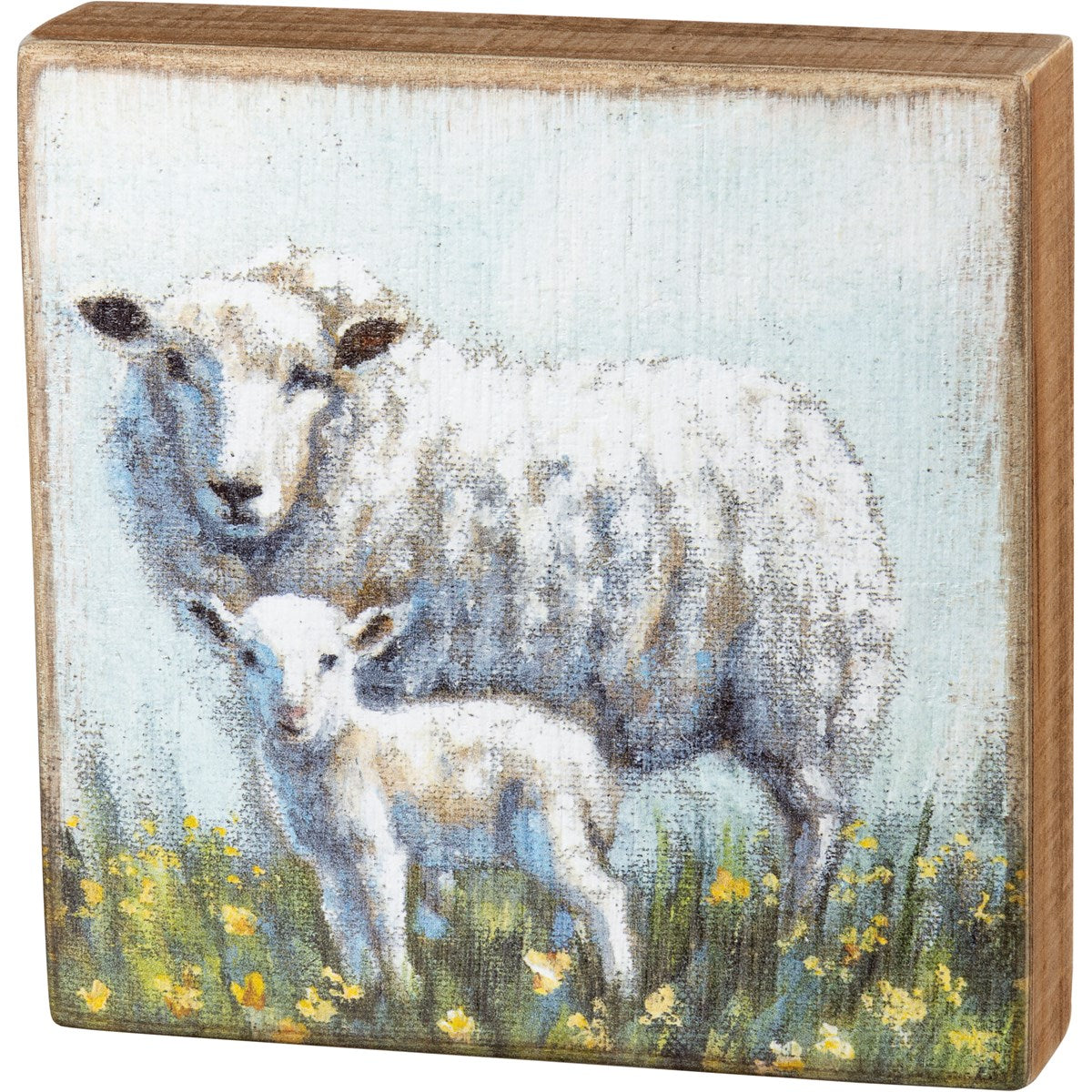 Sheep and Lamb Box Sign