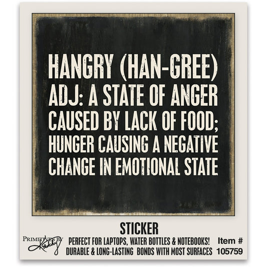 A STATE OF ANGER STICKER