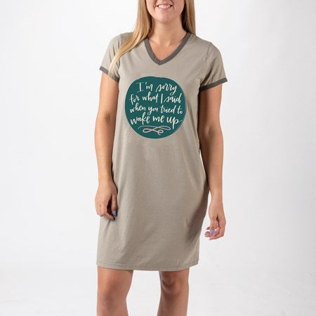 S/M Im Sorry Night Shirt