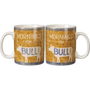 Mornings Are Bull Mug