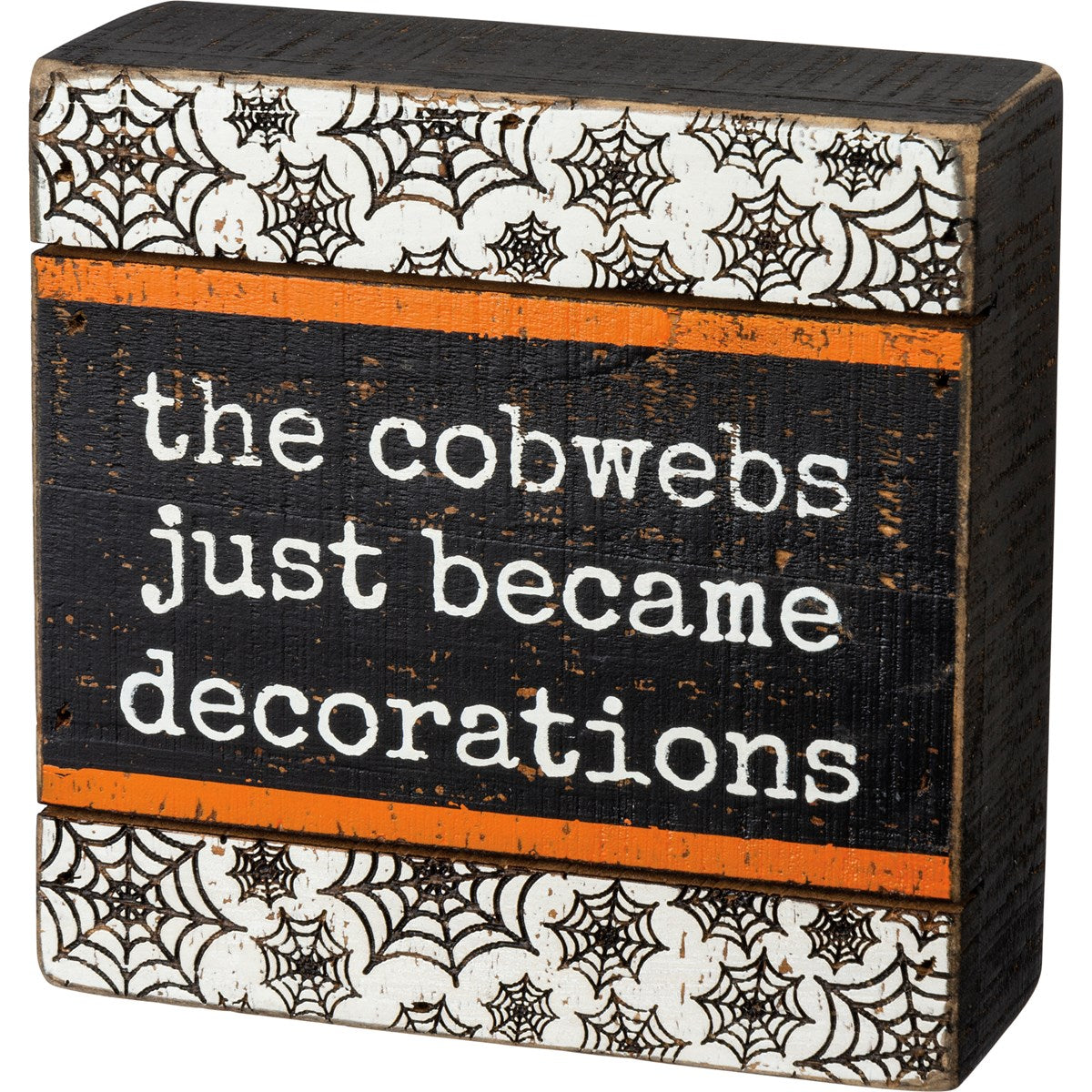 Cobwebs Box Sign