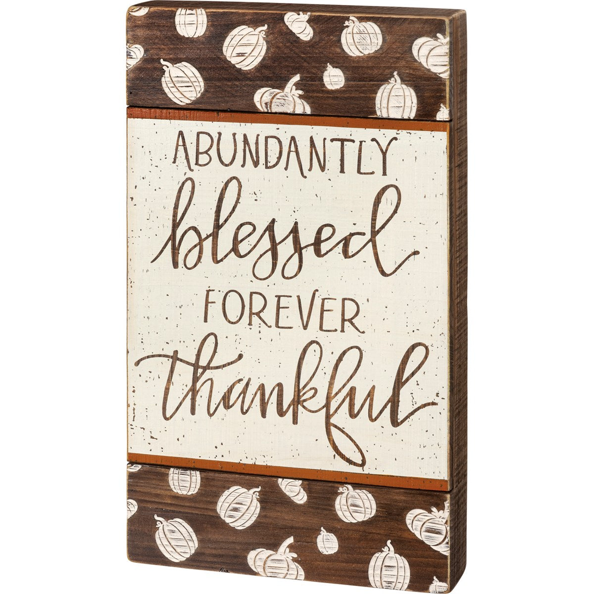 Blessed Debossed Block Sign