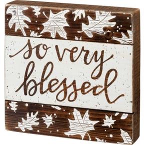 Blessed Box Sign