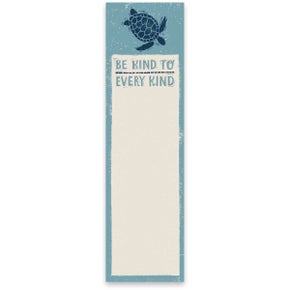 Be Kind Turtle List Notepad