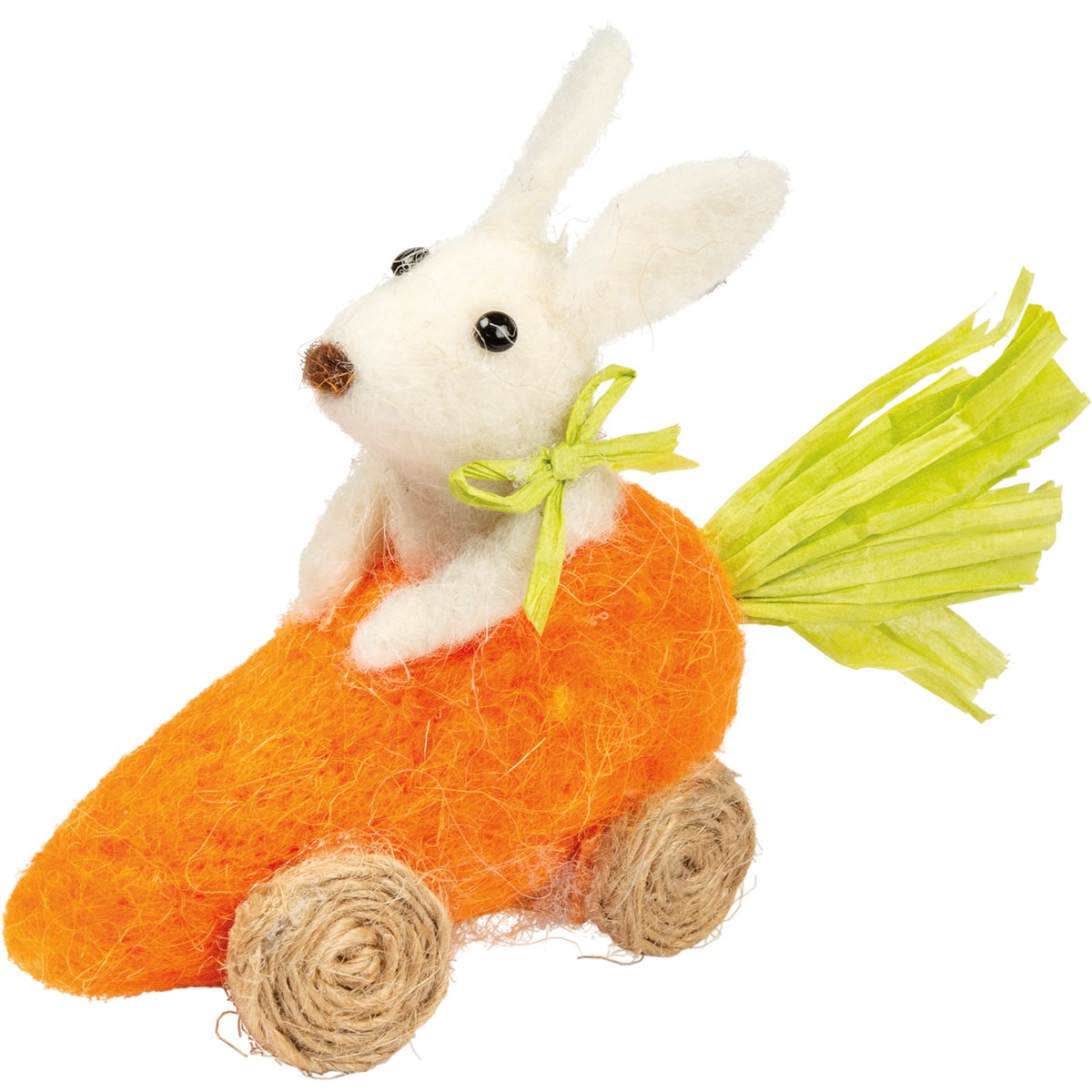 Bunny in Carrot Car Critter