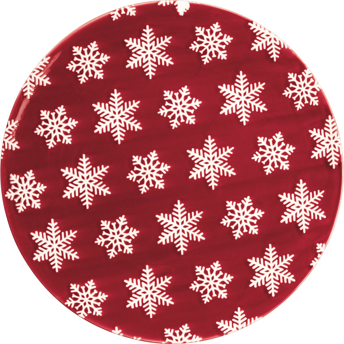 Large Snowflake Plate