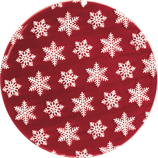 Large Snowflake Plate