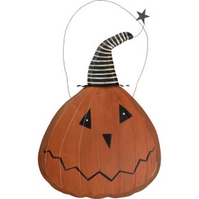 Pumpkin Head Wall Decor