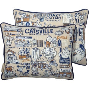CRAZY CAT LADY PILLOW