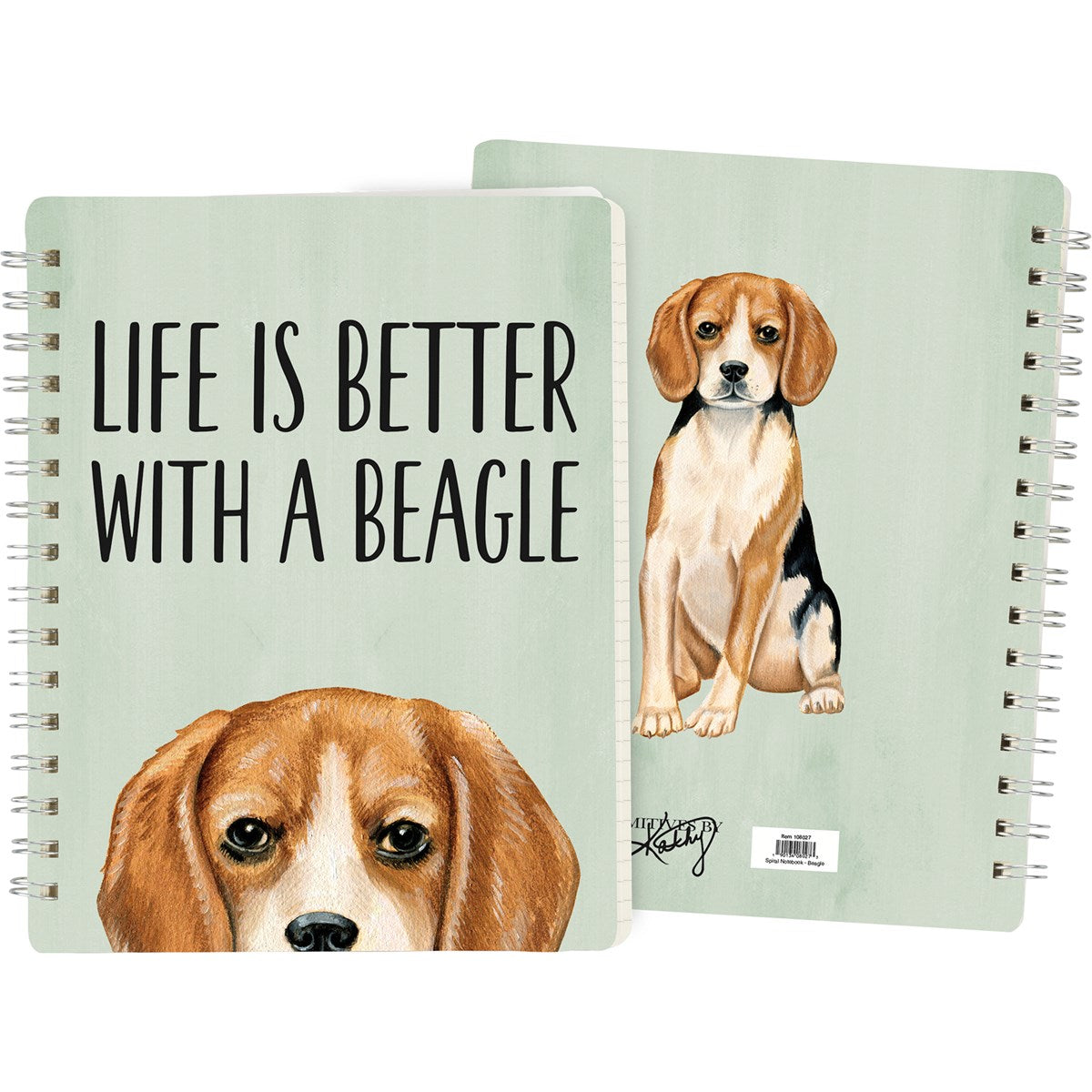 BEAGLE SPIRAL NOTEBOOK