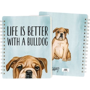 BULLDOG SPIRAL NOTEBOOK