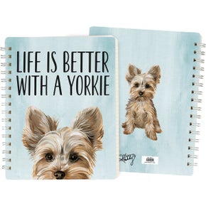 YORKIE SPIRAL NOTEBOOK