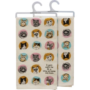 Cat Mom Towel