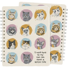 Cat Better Life SpiraL NOTEBOOK