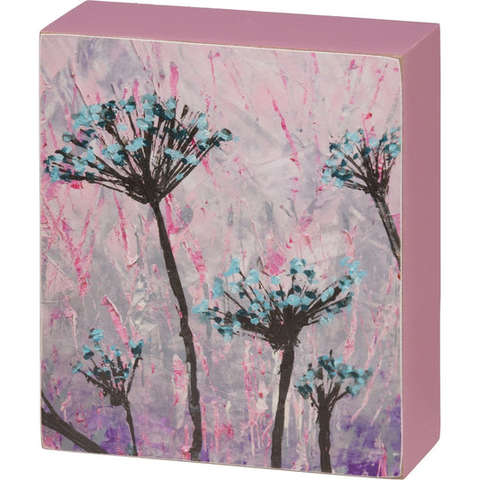 Winter Blossoms Box Sign