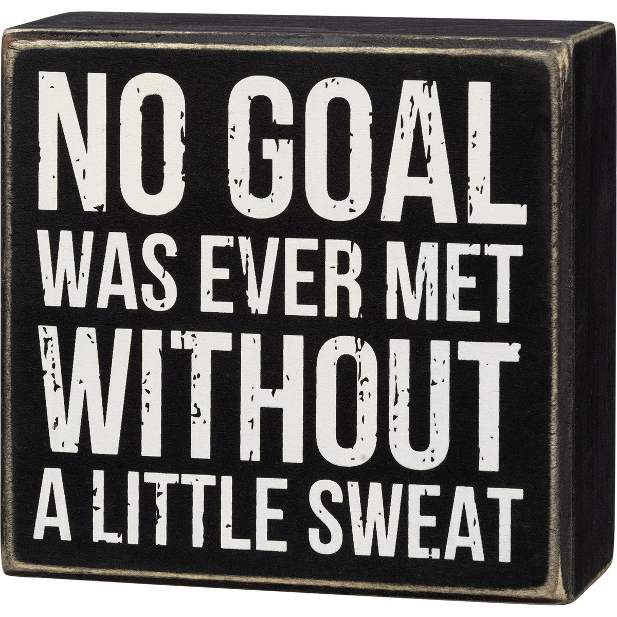 NO GOAL BOX SIGN
