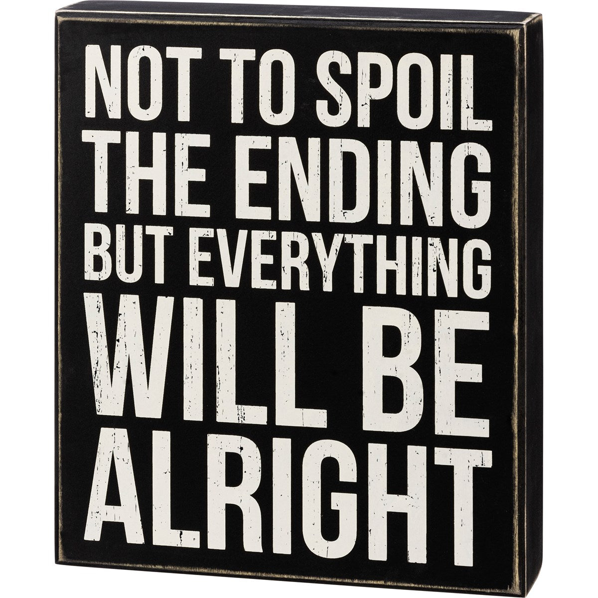 Spoil the Ending Box Sign