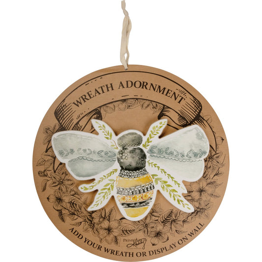 Bee Wreath Insert