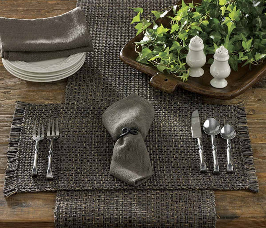 Charcoal TWEED 13X54 Runner
