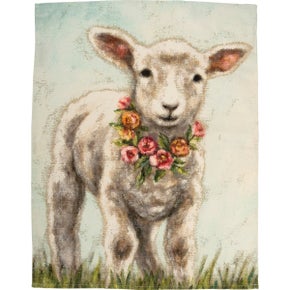 LAMB WREATH DISH TOWEL