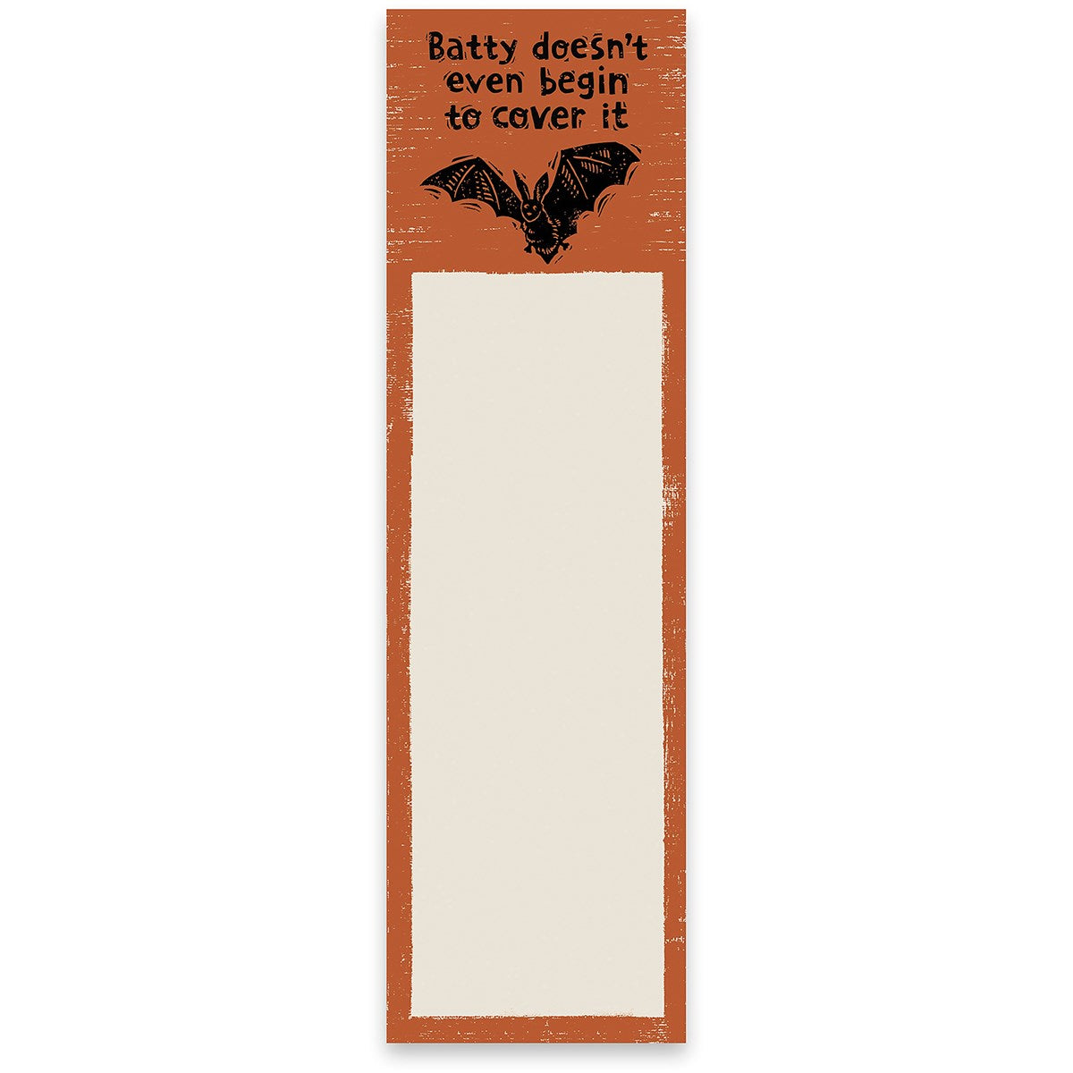 Batty Doesn't List Pad