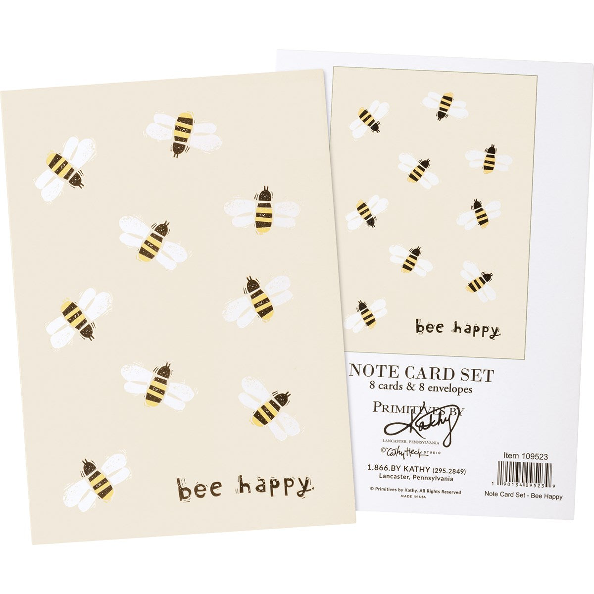 BEE HAPPY NOTE CARD SET