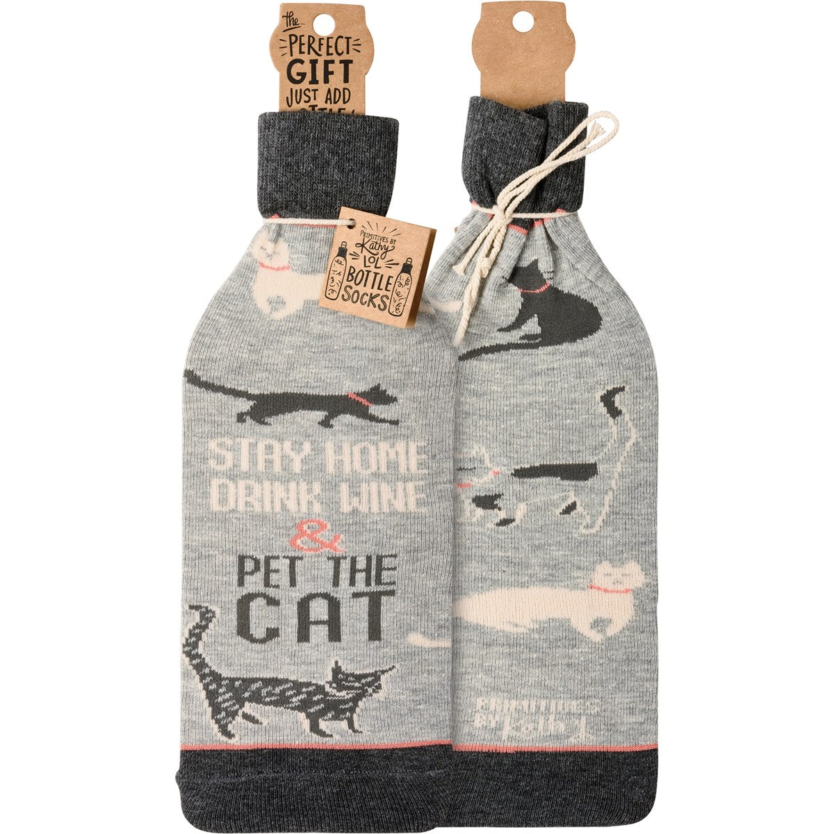 Pet the Cat Bottle Cover