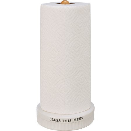 Bless This Mess Paper Towel Holder